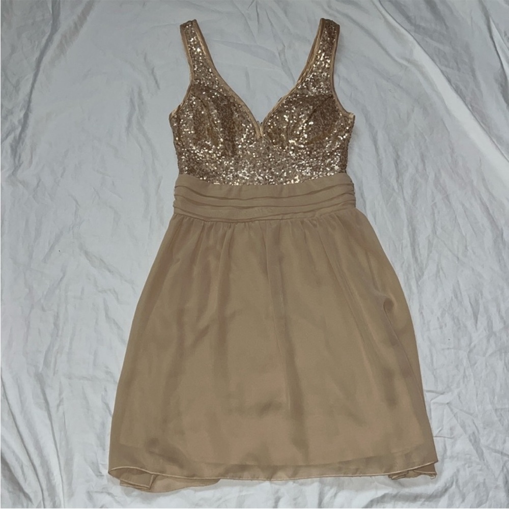 Gold Sequin Dress